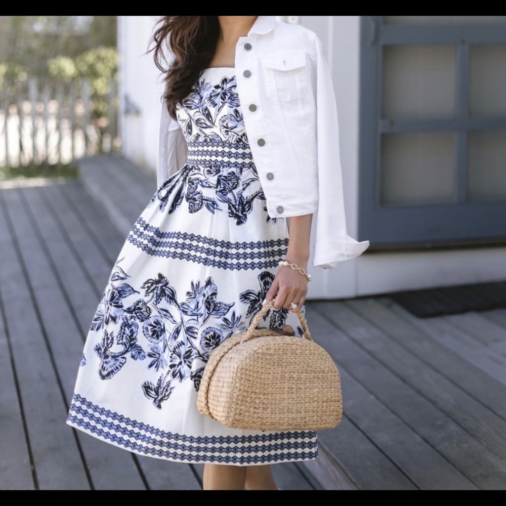 Vince Camuto Midi Floral Sun Dress